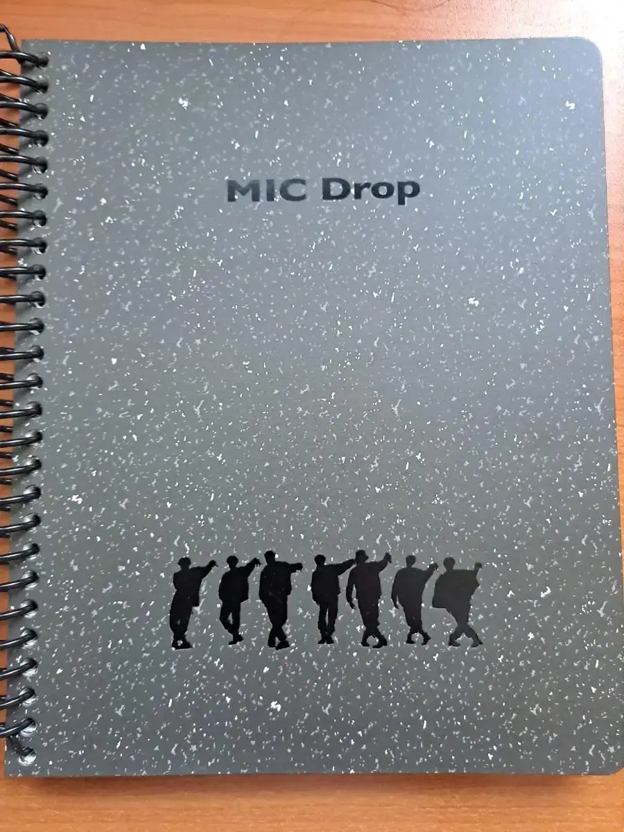 방탄 굿즈 mic drop 스프링 노트